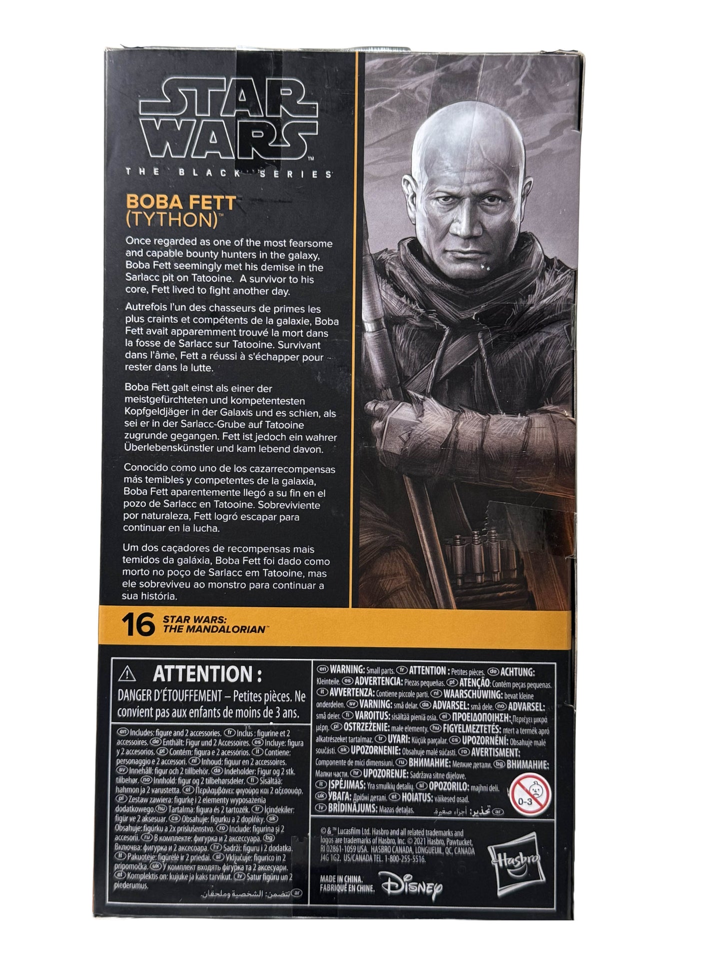 STAR WARS The Black Series Boba Fett Tython 6" Action Figure
