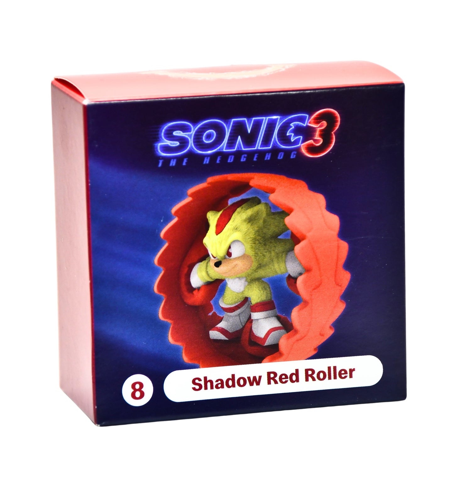 Sonic 3 the Hedgehog 2024 McDonald’s Happy Meal Toy Shadow Red Roller 8 New
