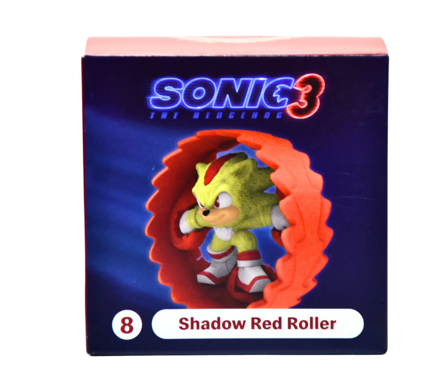 Sonic 3 the Hedgehog 2024 McDonald’s Happy Meal Toy Shadow Red Roller 8 New