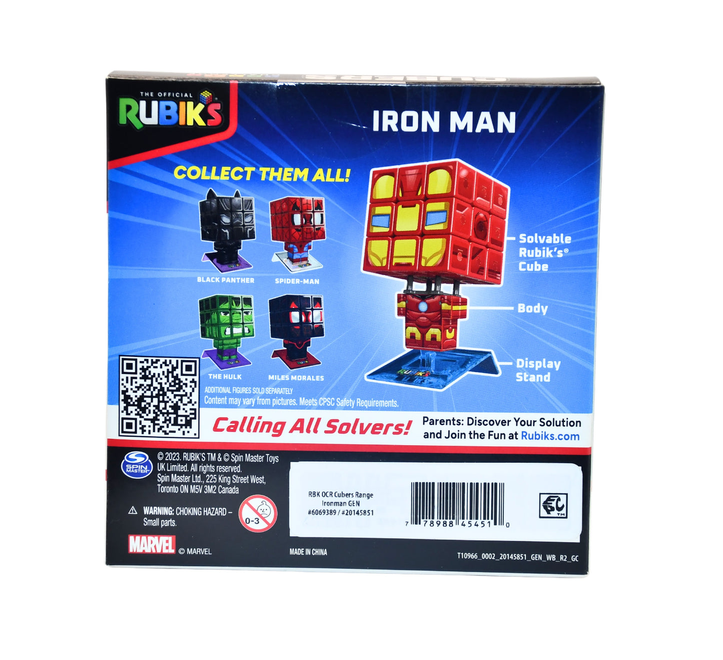 Marvel Iron Man Official Rubik’s Cuber New