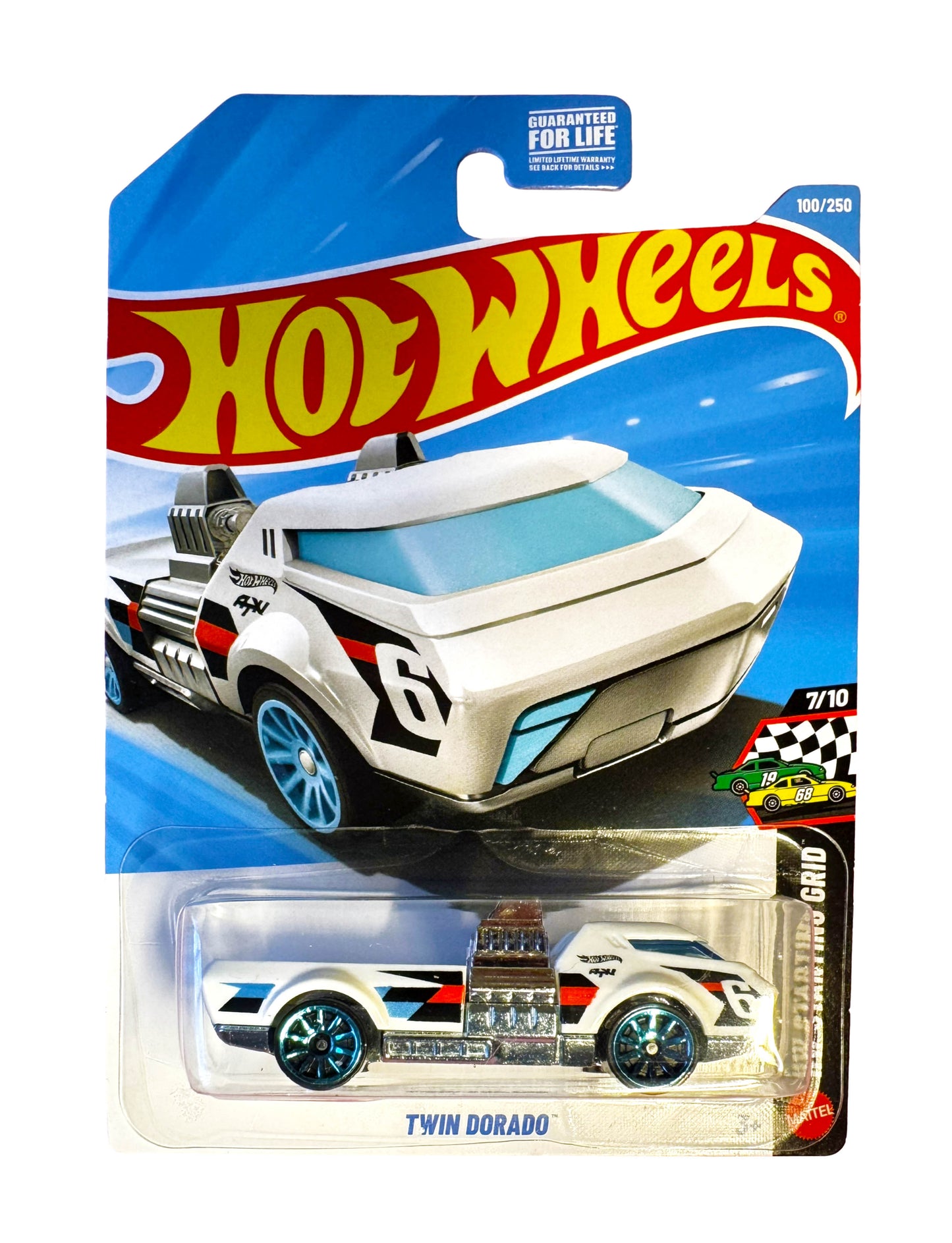 2026 Hot Wheels Twin Dorado WHITE HW Starting Grid 1:64 DIECAST Toy Race Car