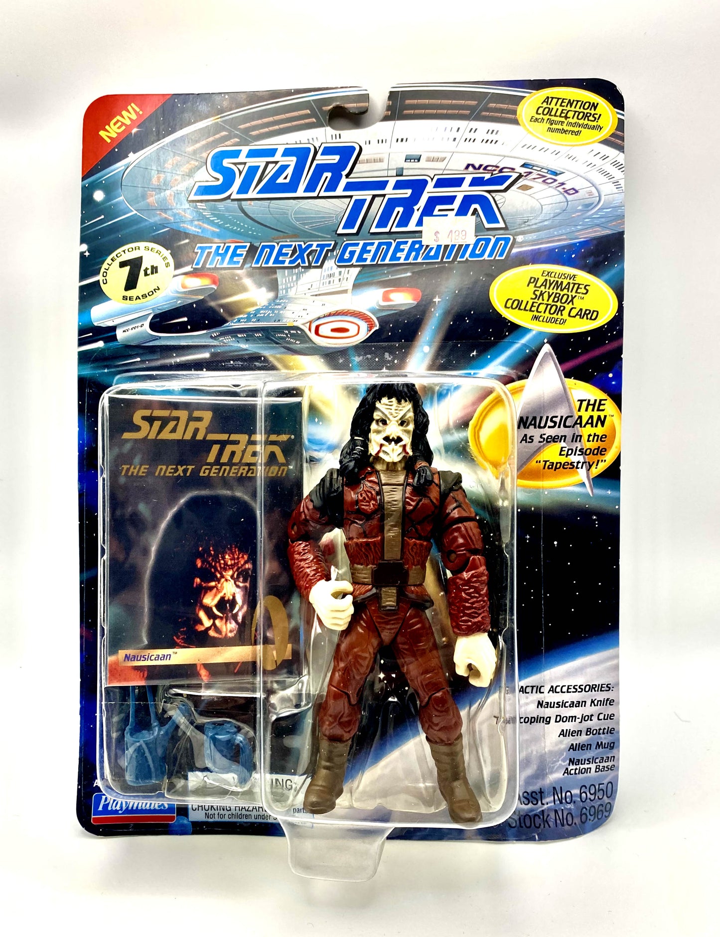 CANADIAN NAUSICAAN STAR TREK THE NEXT GENERATION TNG PLAYMATES ACTION FIGURE '93