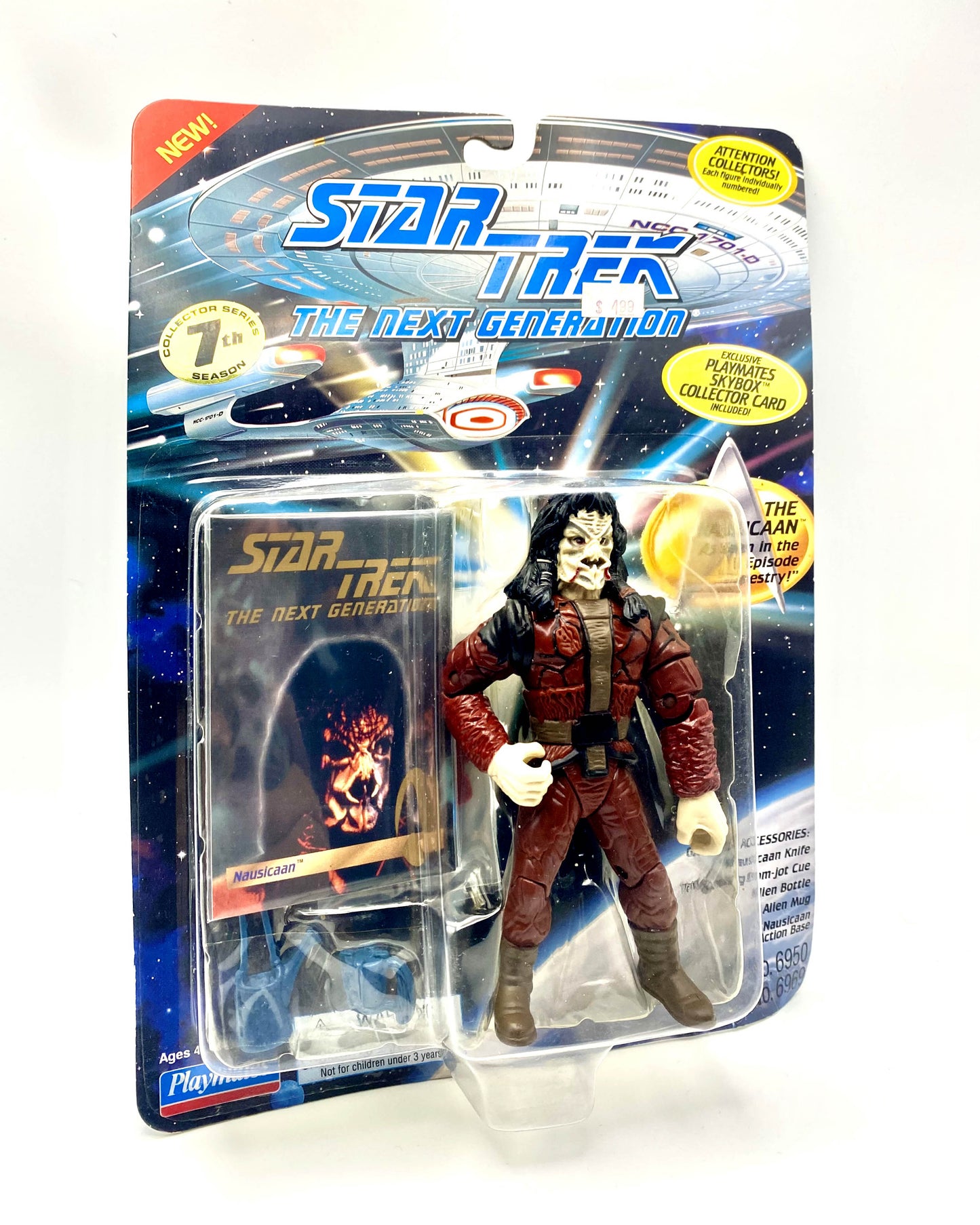 CANADIAN NAUSICAAN STAR TREK THE NEXT GENERATION TNG PLAYMATES ACTION FIGURE '93