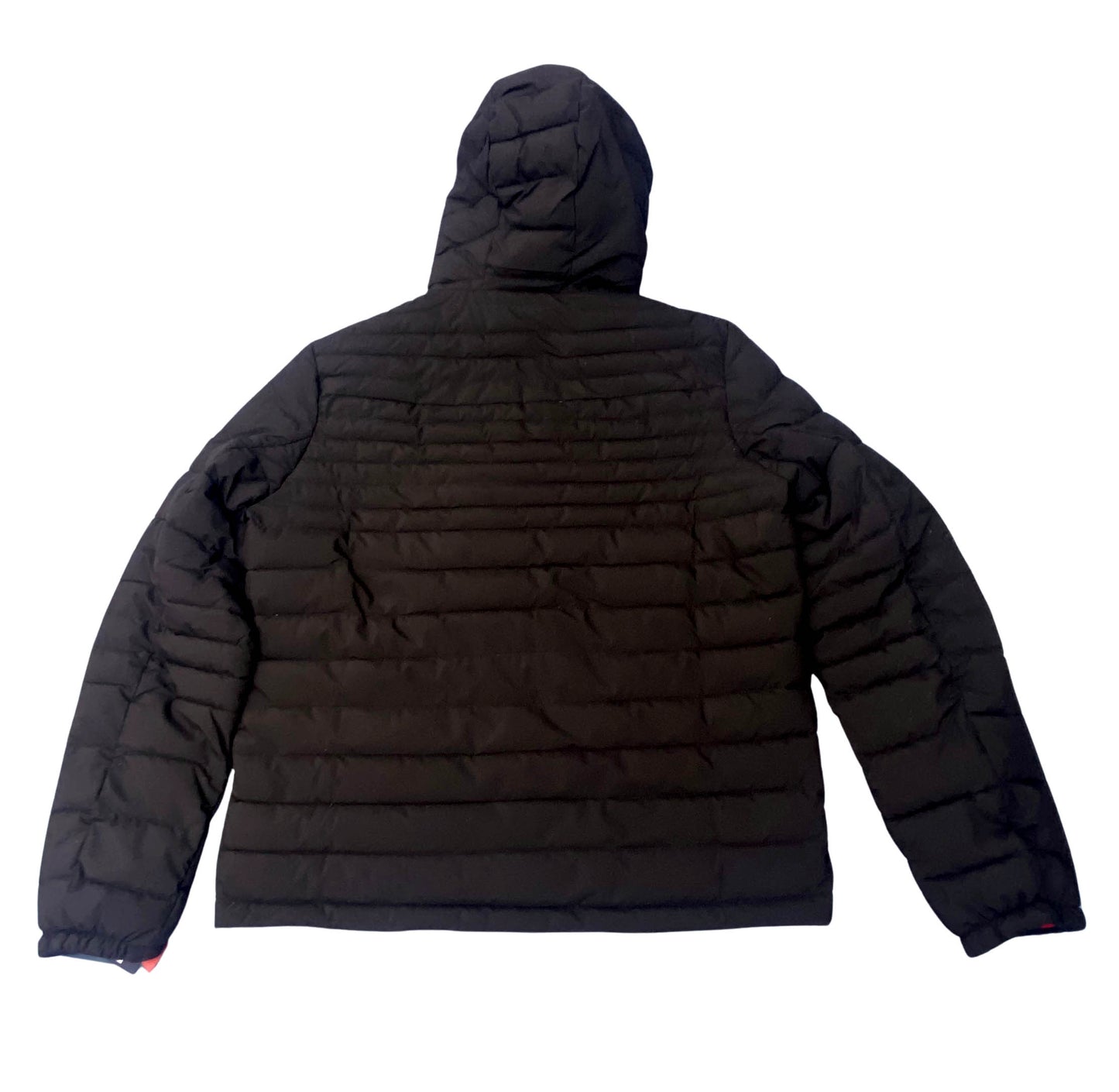 Tommy Hilfiger  Stretch Poly Hooded Packable Jacket, Black, Medium