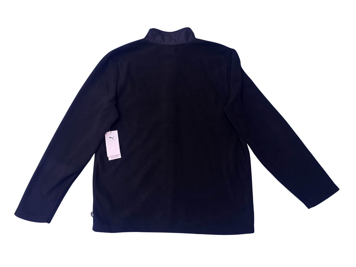 Polar fleece jacket w/ snap closure puma black Sz  M "Sale"