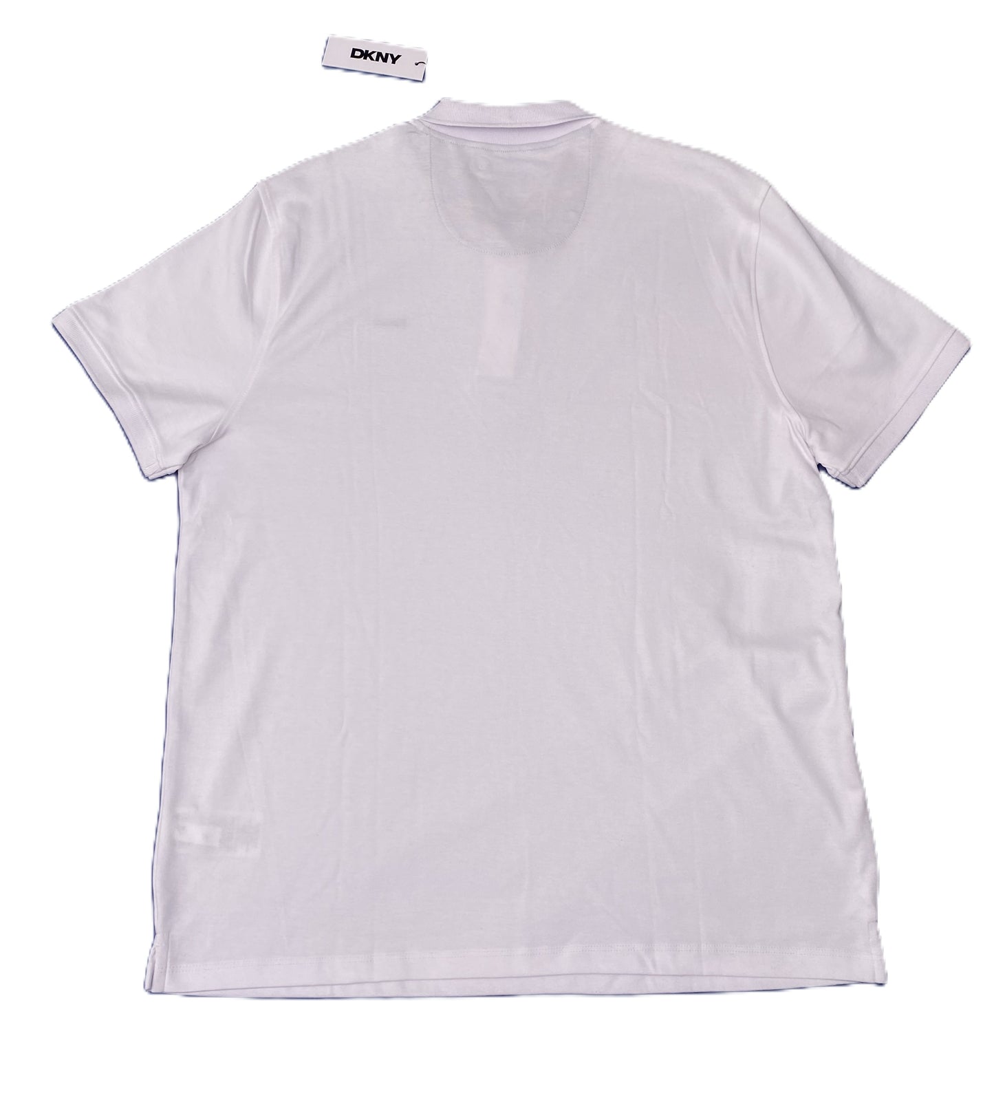 DKNY Men’s Polo Shirt Size XL White "Sale"