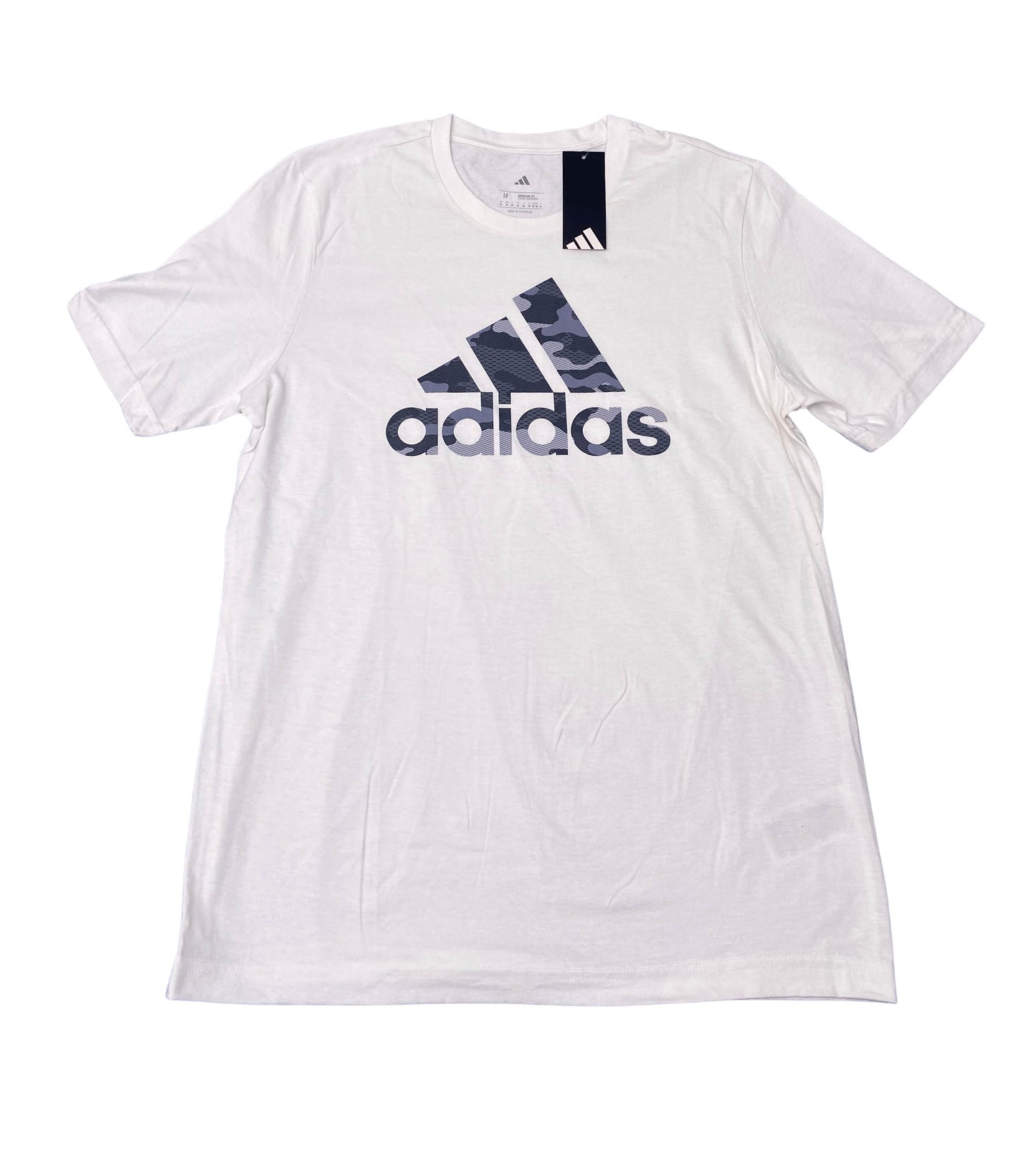 Men’s Adidas Amplifier Tee White Short Sleeve T-Shirt Size Medium  "Sale"