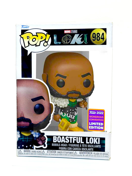 Funko Pop! - Marvel Boastful Loki 2022 Wondrous Convention 984 Limited Edition