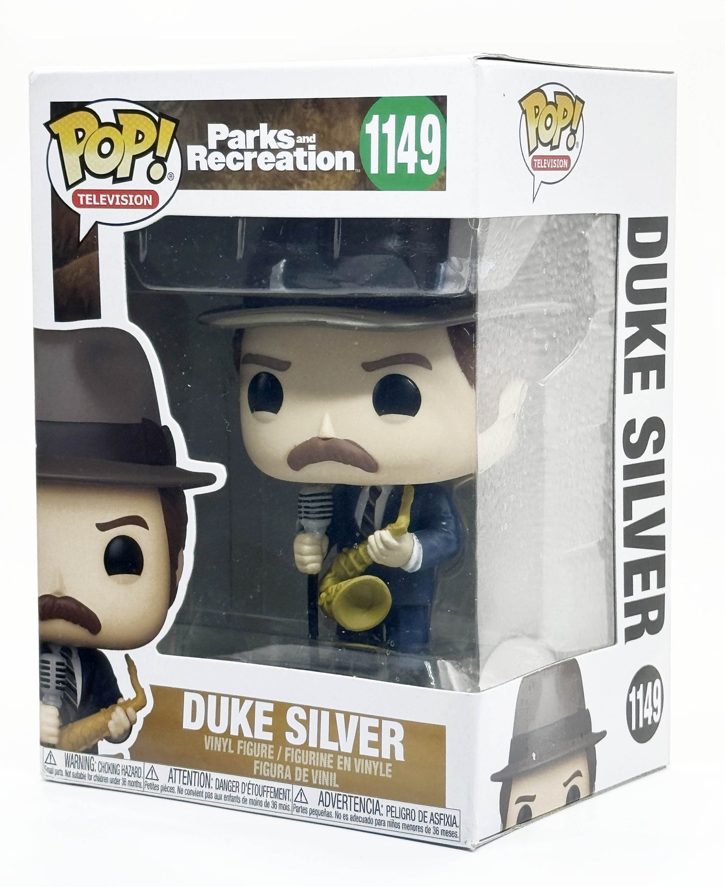 Funko Pop! Parks And Recreation Duke Silver #1149 W/Protector