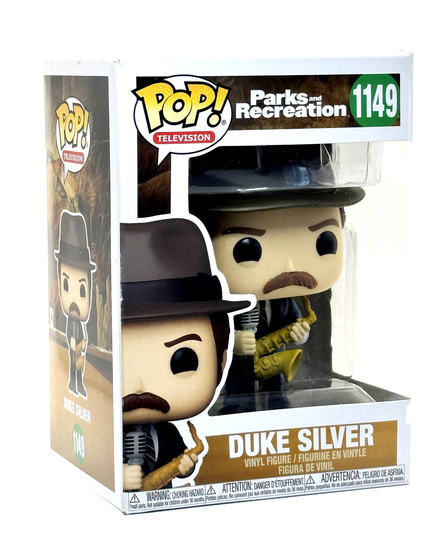 Funko Pop! Parks And Recreation Duke Silver #1149 W/Protector