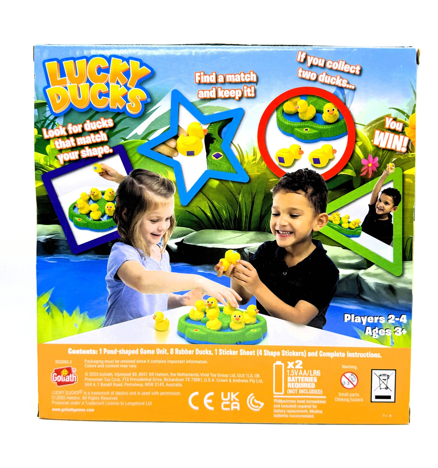 Lucky Ducks The Memory and Matching Game, Interactive Fun For The Family.  NEW￼