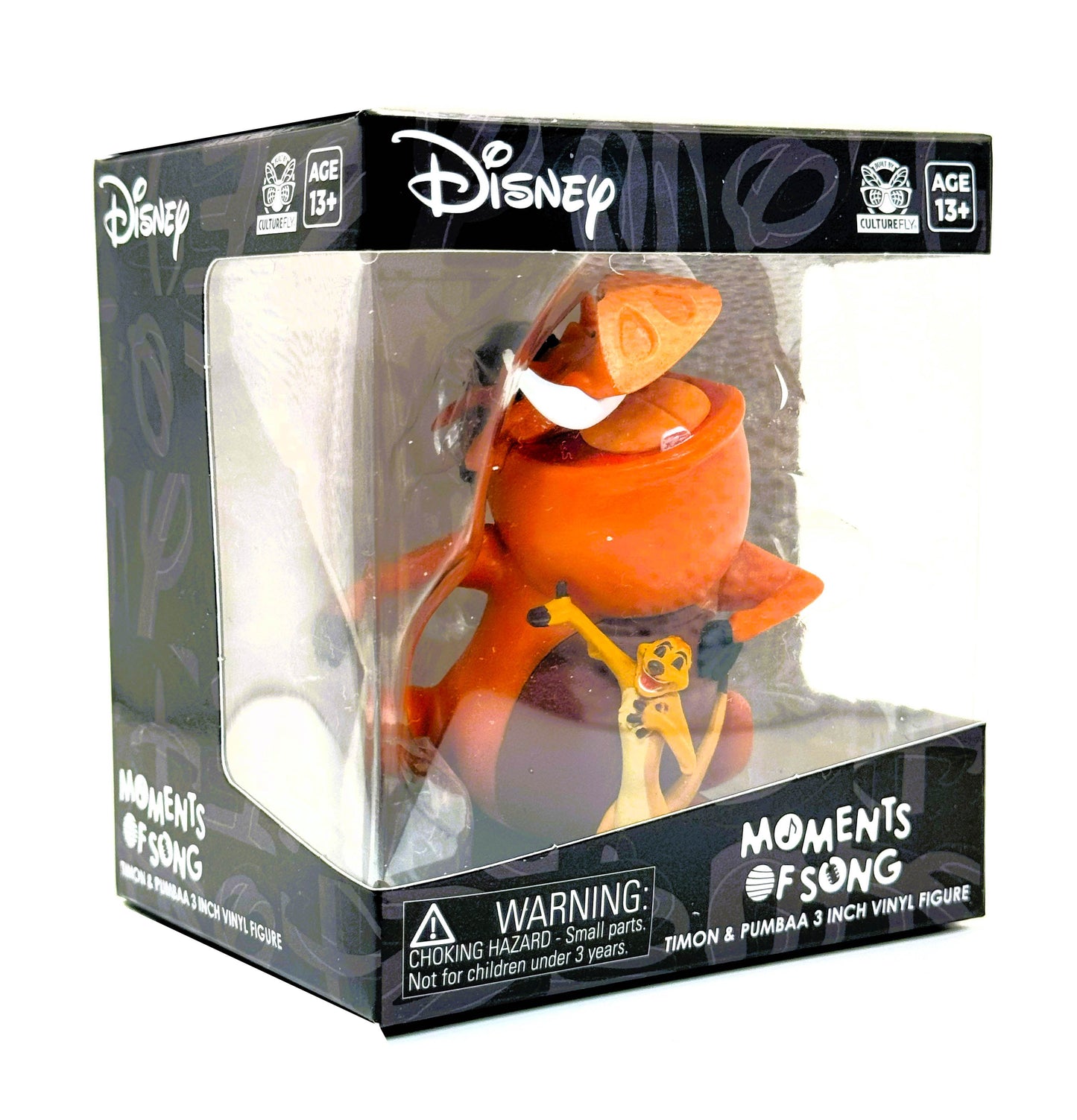 NEW, DISNEY MOMENTS OF SONG TIMON & PUMBAA 3" VINYL FIGURE