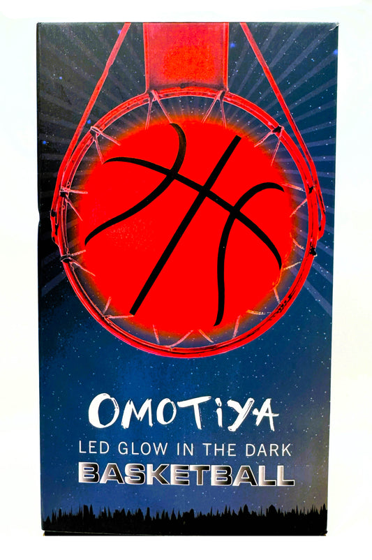 Glow in The Dark Basketball, LED Light Up Night Size 7, Orange