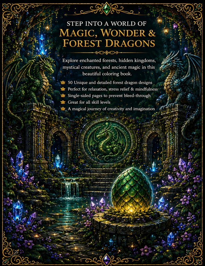 Forest Dragons - Digital PDF Download