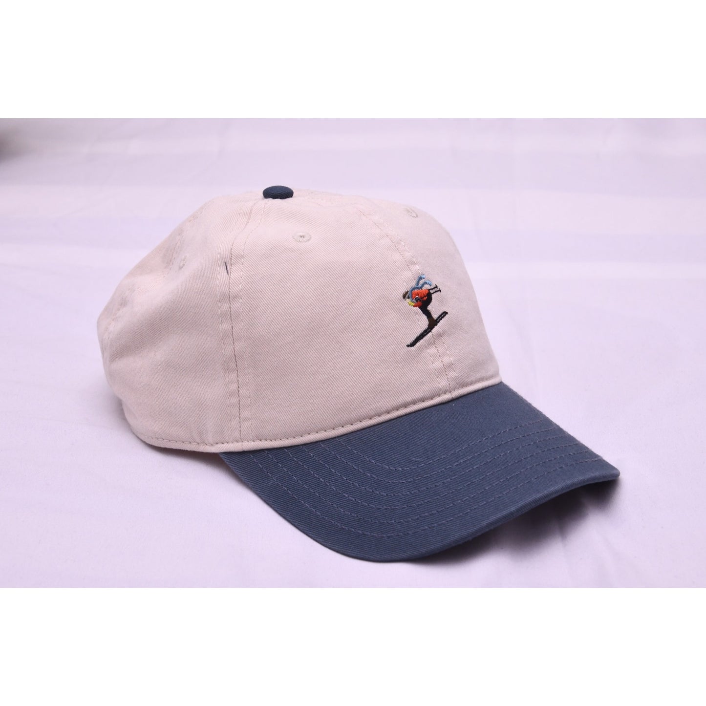 Mighty Fine Embroidered Ski Bird Dad Hat Strapback OSFM NWT