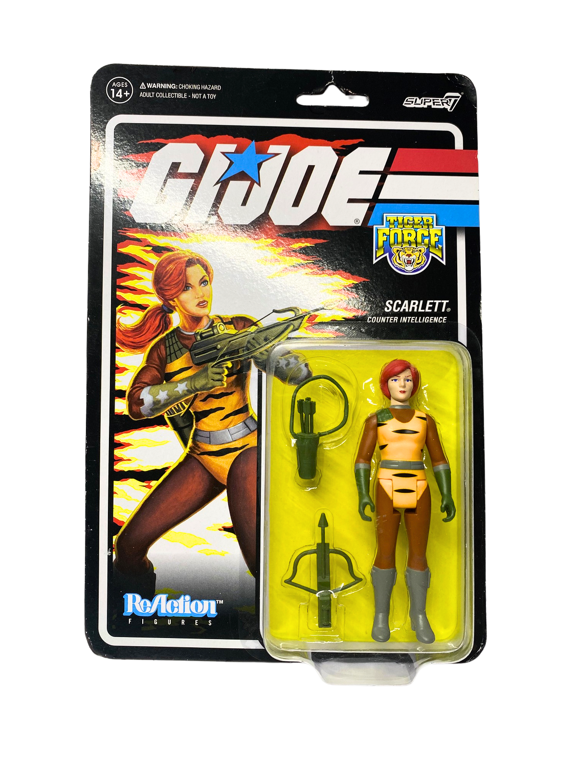GI Joe  Scarlet Counter Intelligence Action Figure 3.75" Super7