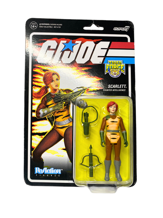 GI Joe  Scarlet Counter Intelligence Action Figure 3.75" Super7