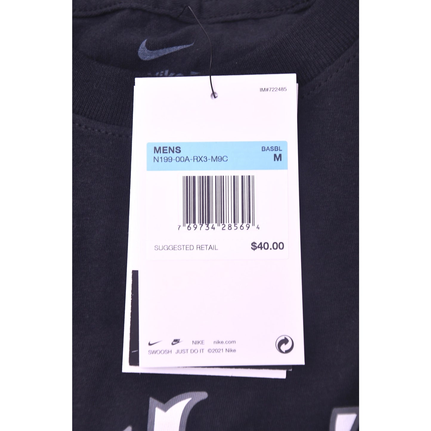 NWT Nike Jose Abreu #79 White Sox City Connect Tee Mens M