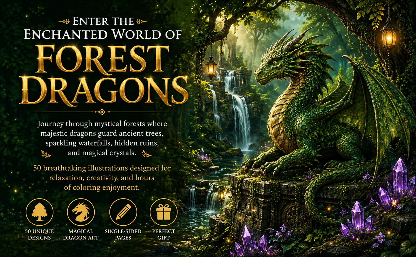 Forest Dragons - Digital PDF Download