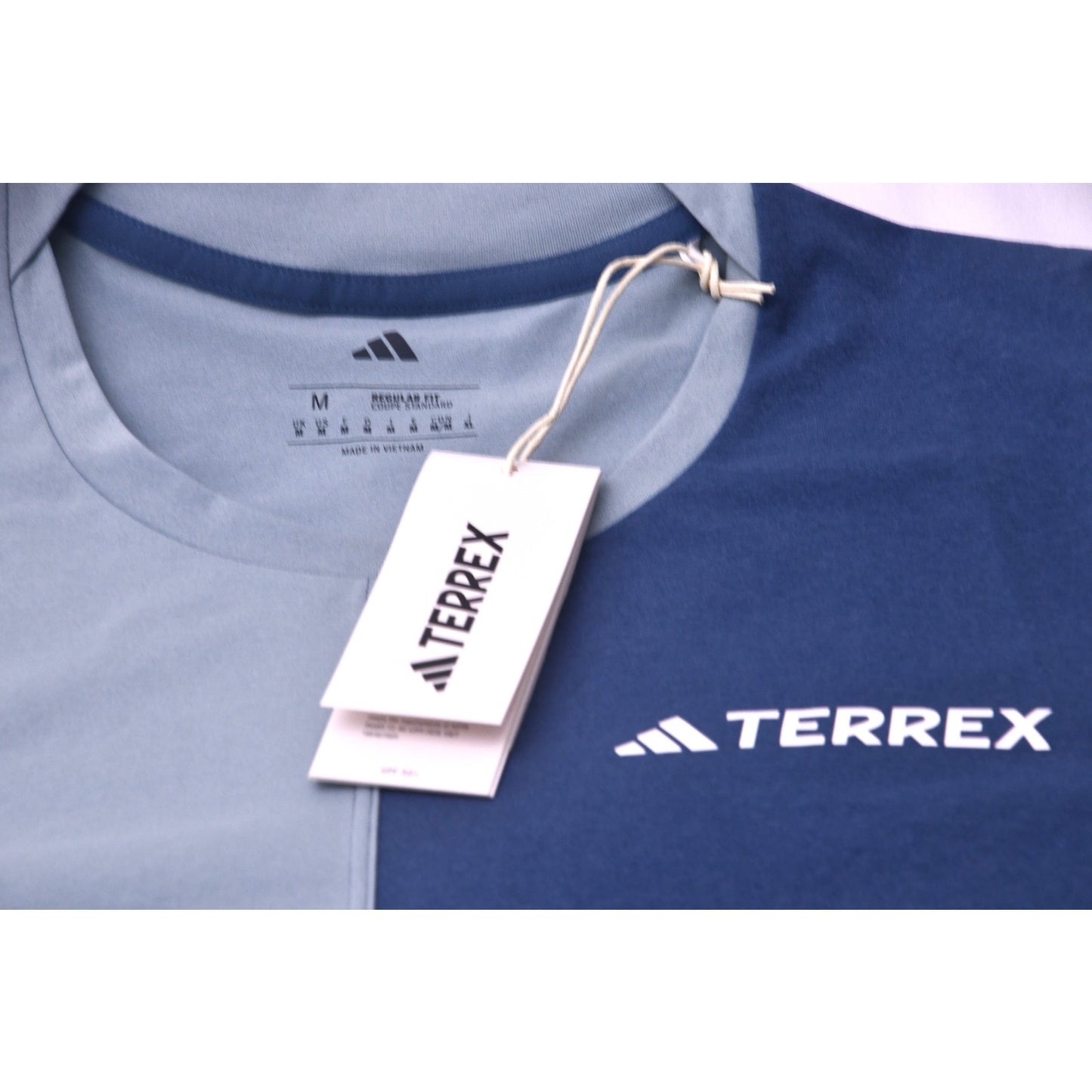Adidas Terrex MT Tee XL Blue Gray Hiking Shirt NWT