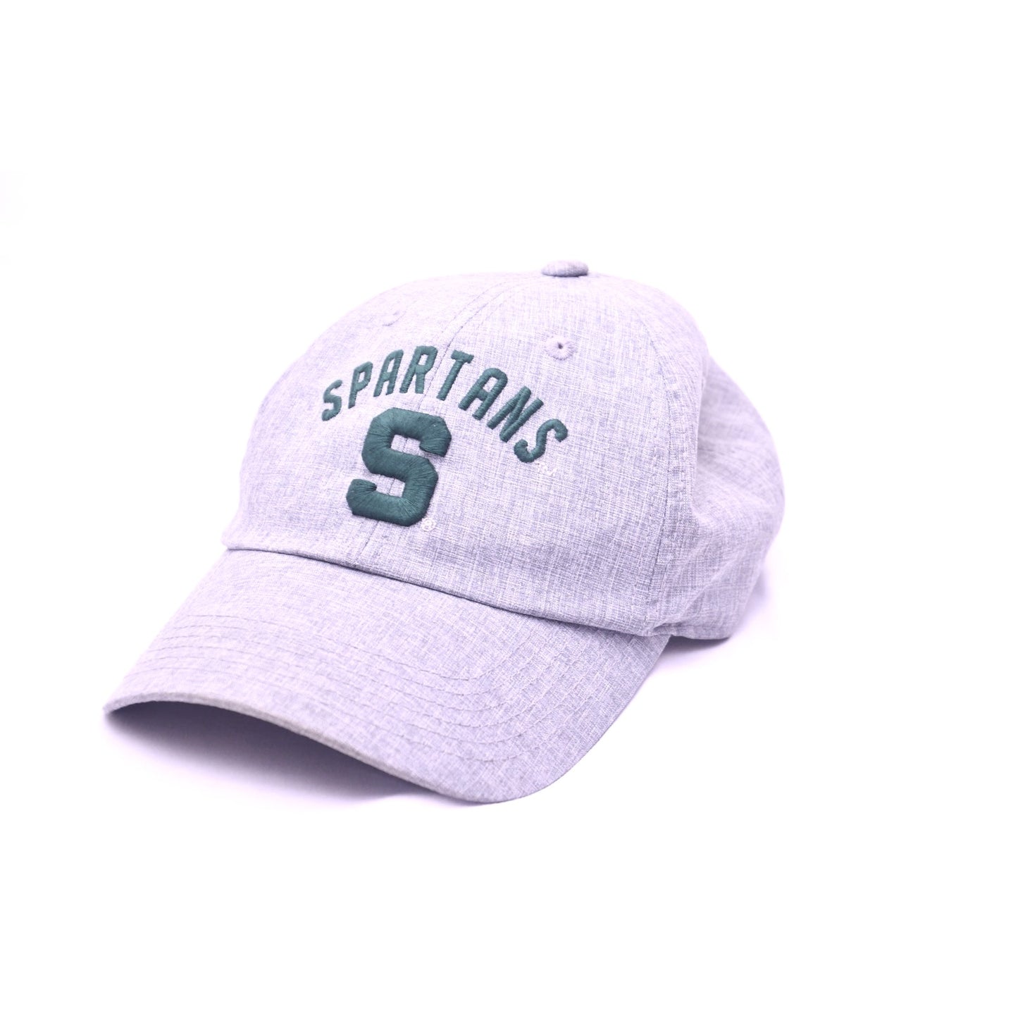 Michigan State Spartans Gray Adjustable Dad Hat Cap Embroidered NCAA College