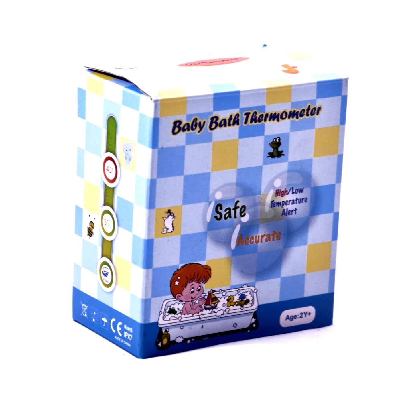 Doli Learning Baby Bath Thermometer Safe Accurate High/Low Temp Alert New