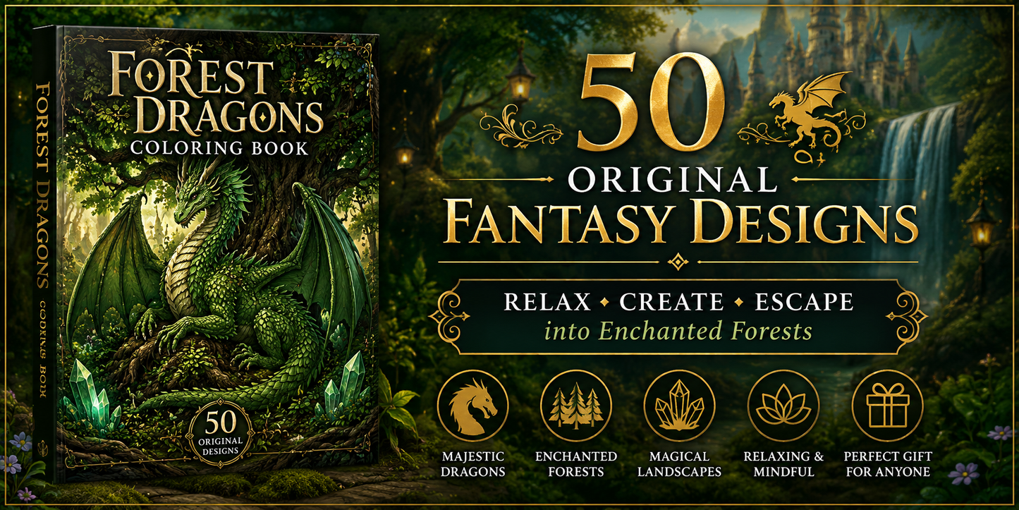 Forest Dragons - Digital PDF Download