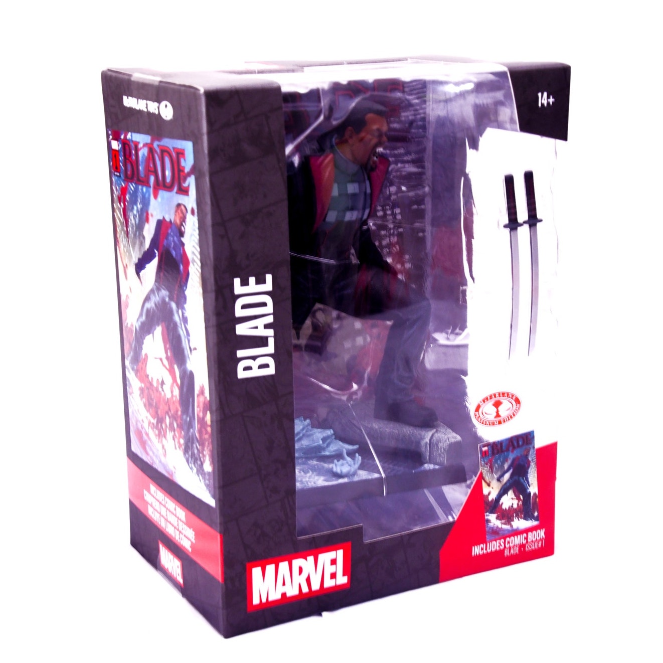 McFarlane Toys Marvel Blade Platinum Edition Action Figure w/ Comic Sealed NIB