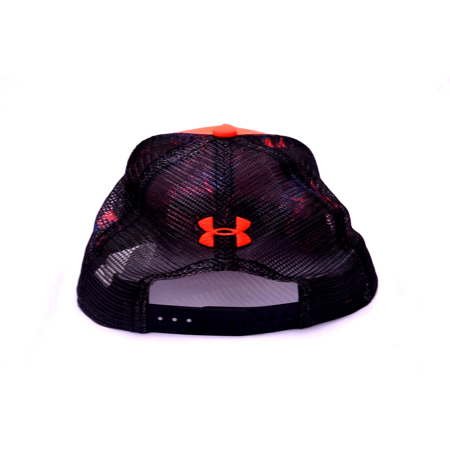 Under Armour Youth Snapback Trucker Hat Orange Camo Mesh Cap