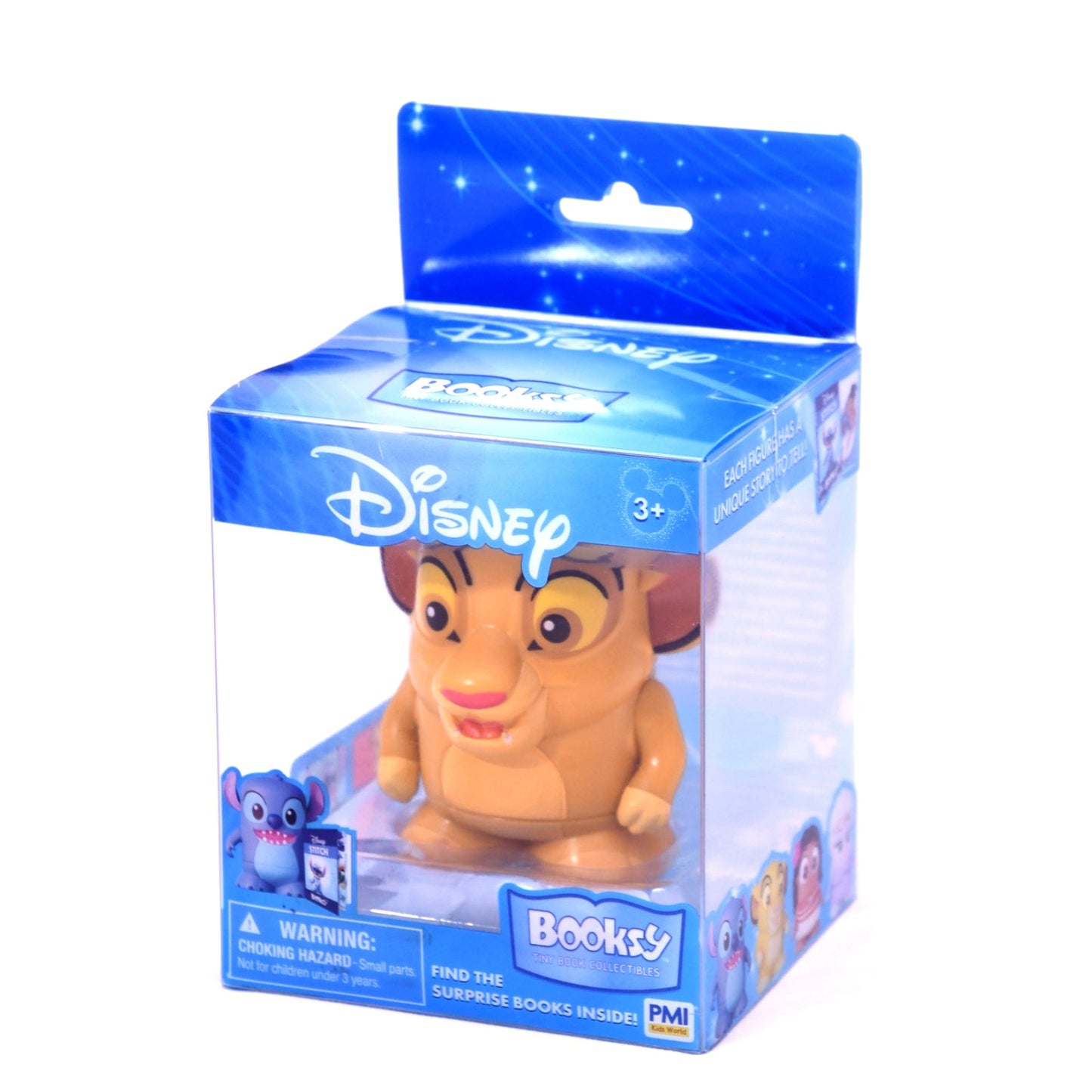 Disney Booksy Simba Figure Lion King Tiny Book Collectible PMI Kids World New
