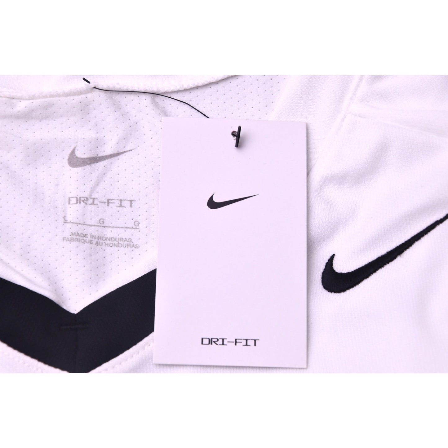 Nike Dri-FIT Men's L White Soccer Jersey NWT