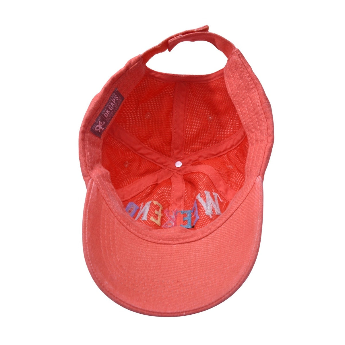 Weekend Smiley Face Pink Dad Hat Adjustable Cotton Cap DK Caps