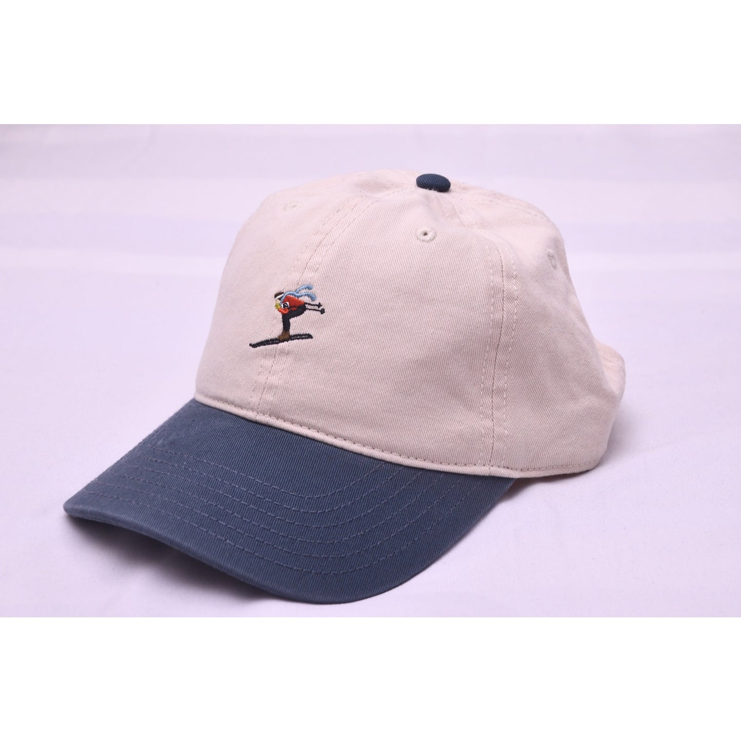 Mighty Fine Embroidered Ski Bird Dad Hat Strapback OSFM NWT