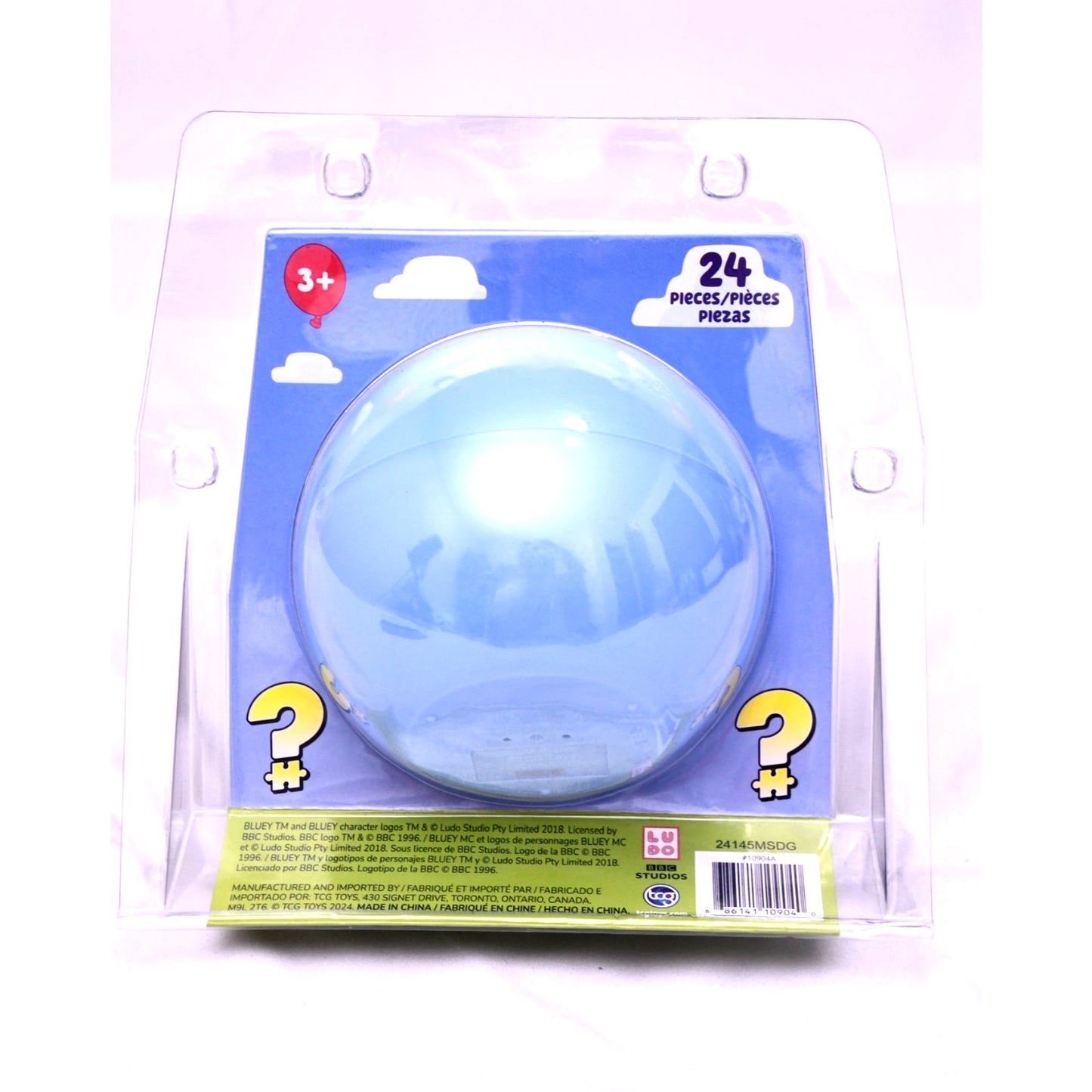 Bluey Mystery Puzzle Egg 24 Piece Surprise Jigsaw Puzzle Ages 3+ New Sealed Toy