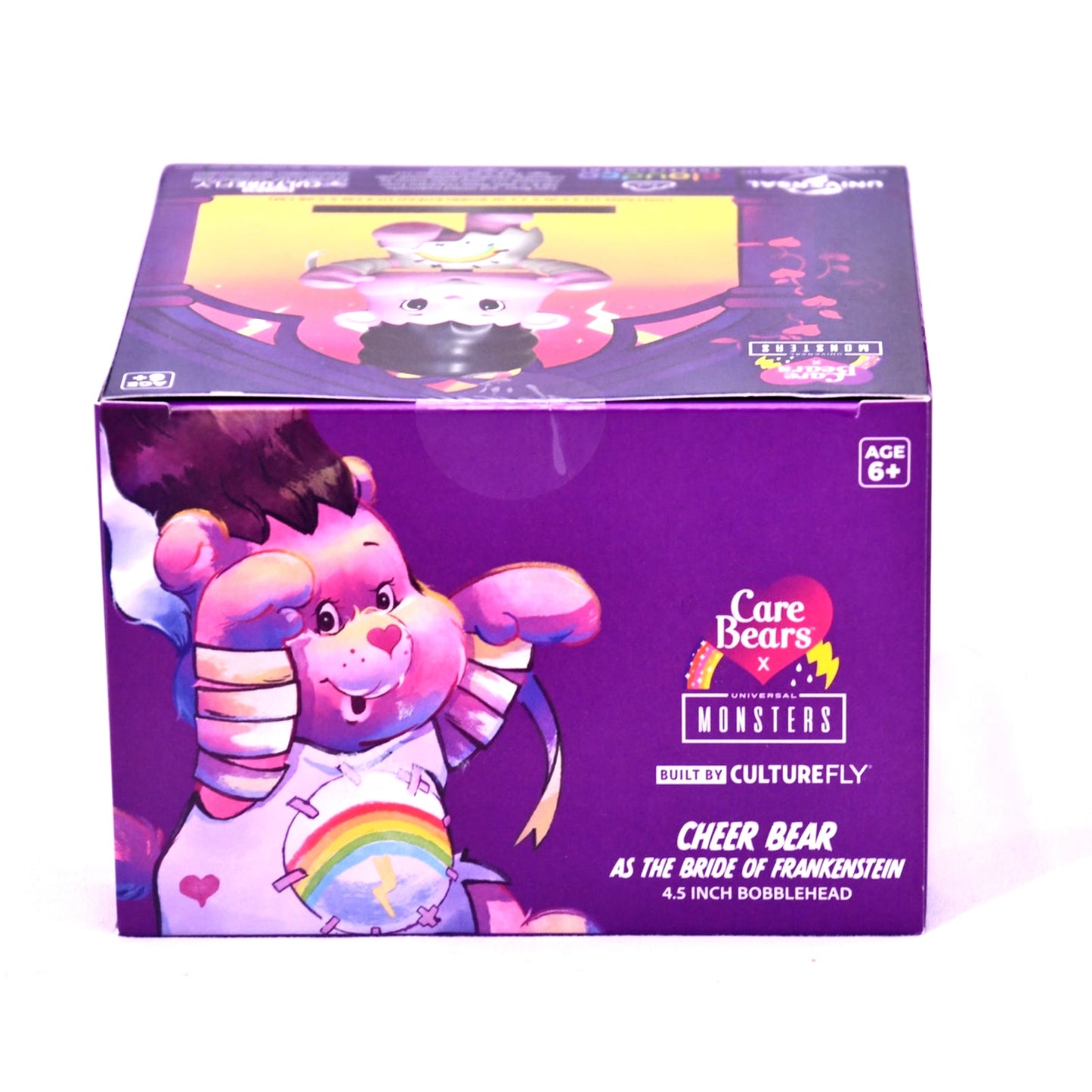 Care Bears Cheer Bear Bride of Frankenstein Bobblehead CultureFly 4.5" New