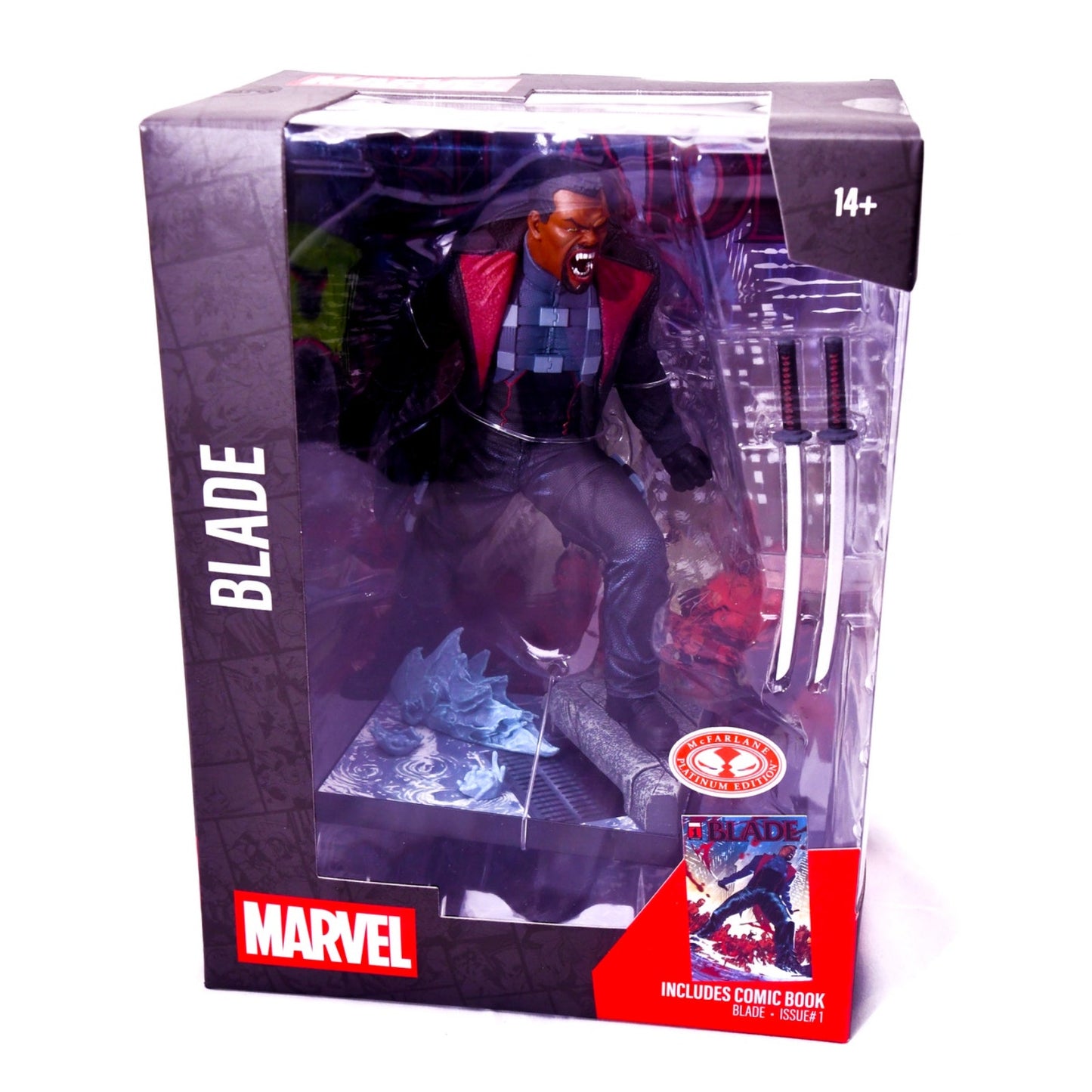 McFarlane Toys Marvel Blade Platinum Edition Action Figure w/ Comic Sealed NIB