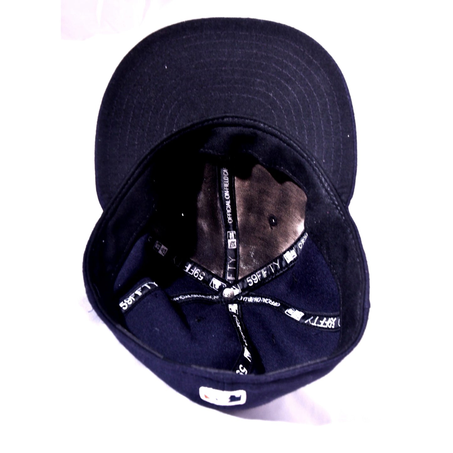 New Era 59FIFTY Detroit Tigers Fitted Hat Cap 7 3/8 Navy Blue MLB On Field