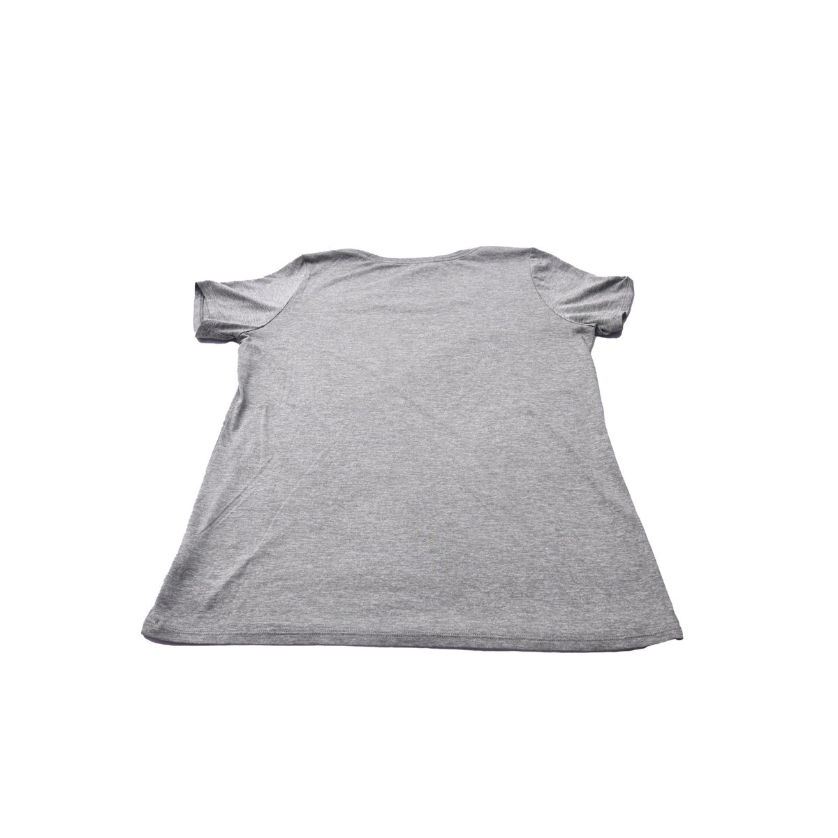 Nike Dri-FIT Women's Large Gray Short Sleeve Athletic Workout Shirt
