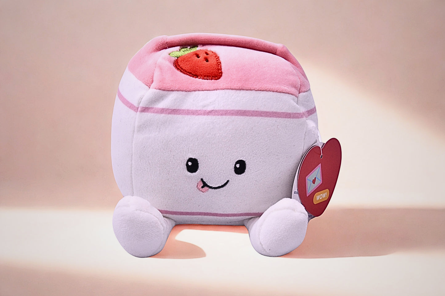 Giggle Scape Strawberry Milk Carton Plush Stuffed Toy Target NWT Ages 1+ Cute