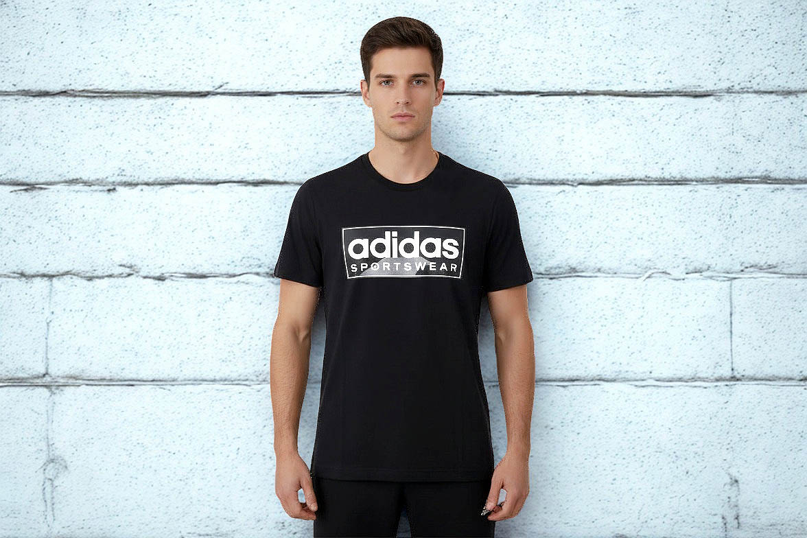 Adidas Men's T-Shirt Logo Graphic Athletic Short Sleeve Shirt