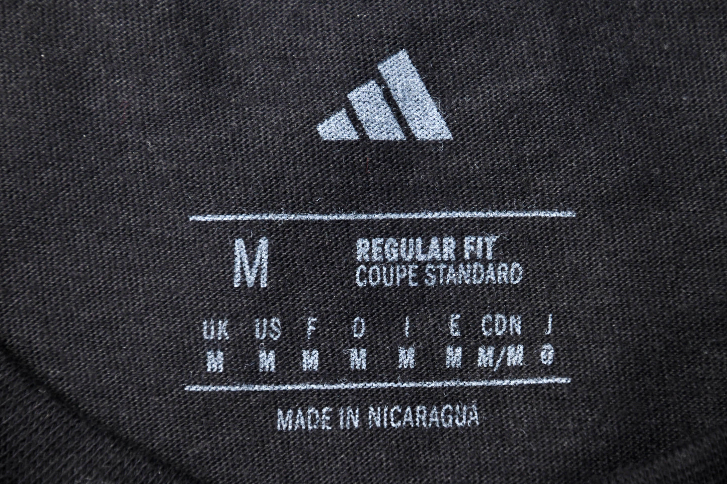 Adidas Mens Sketch Logo Crewneck Short Sleeve Cotton T-Shirt Black M