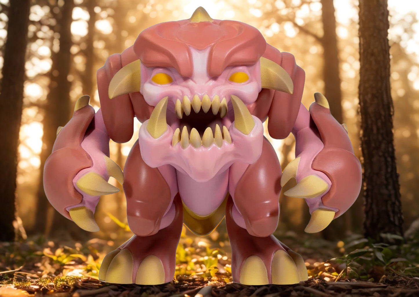 DOOM Eternal Pinky Demon 5.3" Vinyl Figure Statue Bethesda Numskull Gibbo NIB