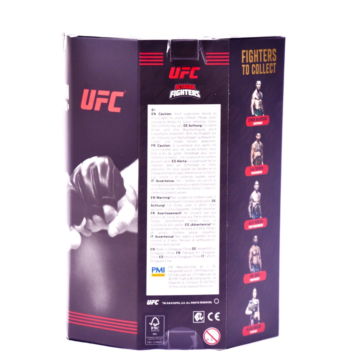 UFC Alex Pereira Octagon Fighters Action Figure PMI 8+ New Sealed w/ Accessories