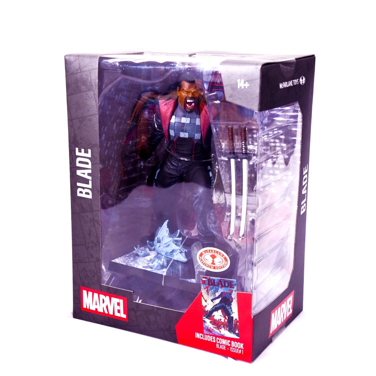 McFarlane Toys Marvel Blade Platinum Edition Action Figure w/ Comic Sealed NIB