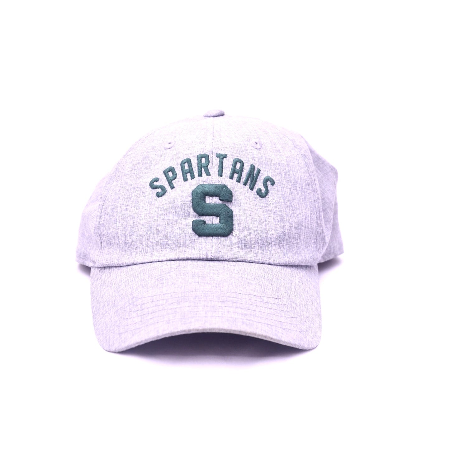 Michigan State Spartans Gray Adjustable Dad Hat Cap Embroidered NCAA College