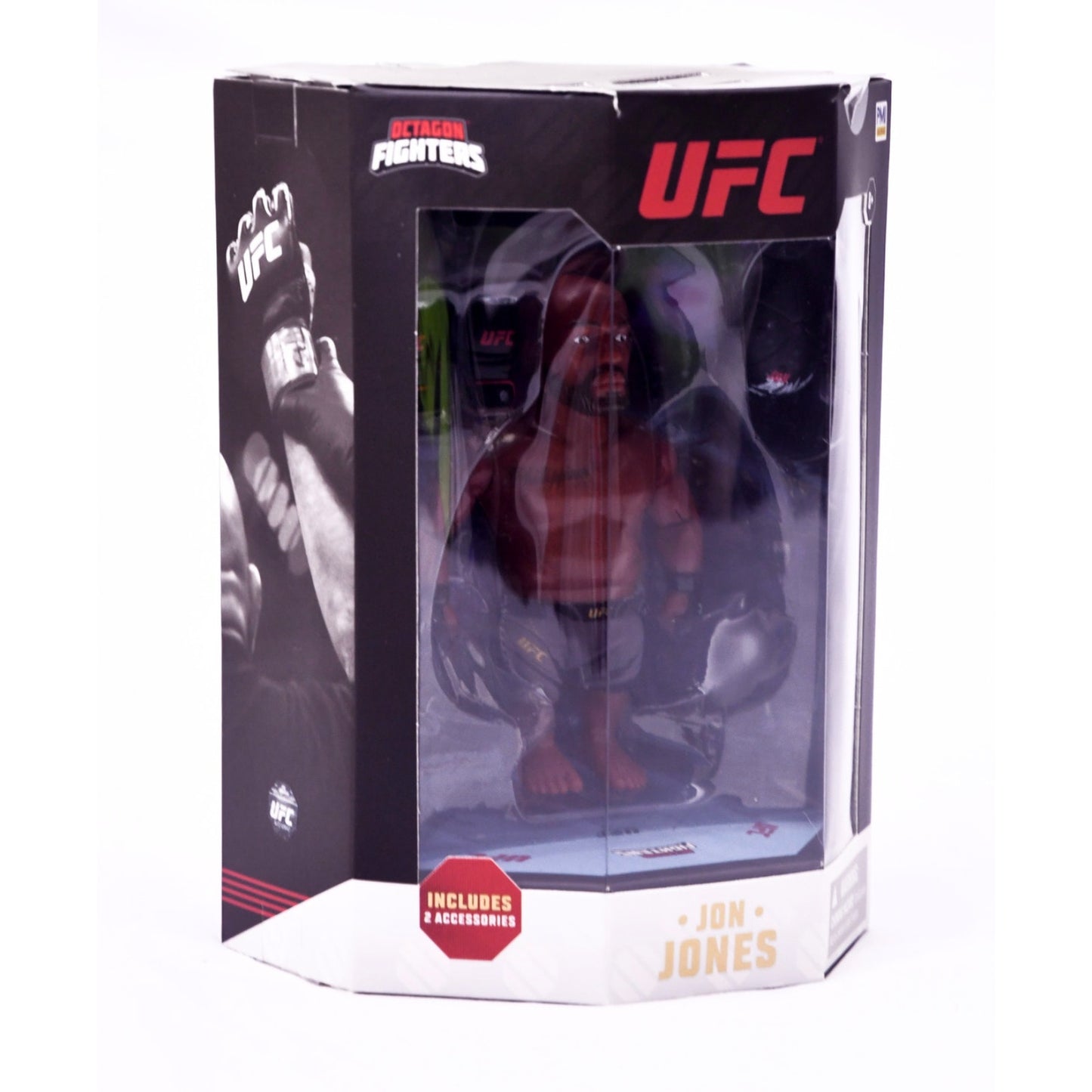 UFC Jon Jones Octagon Fighters Action Figure PMI New Sealed Boxed Accessories