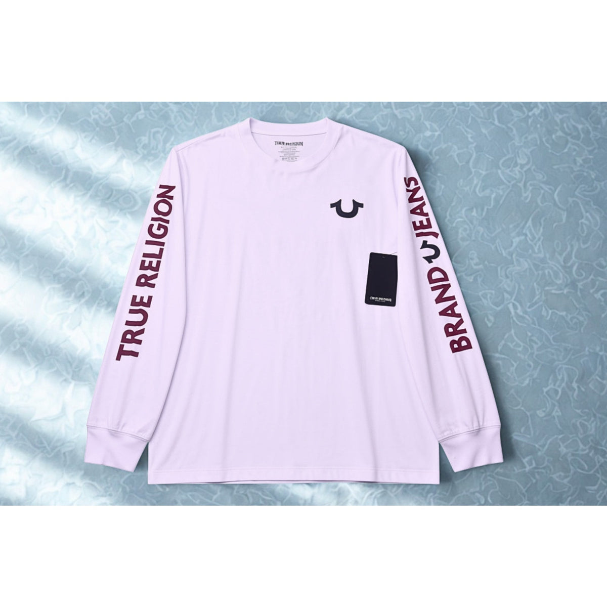 True Religion Buddha Logo Long Sleeve T-Shirt White Men’s Medium NWT